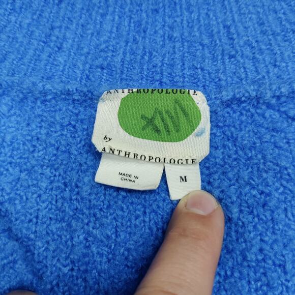 By Anthropologie Clayton Merino Alpaca Wool V Neck Oversized Sweater Medium - Picture 9 of 13